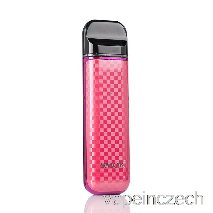 Smok Novo 2 25w Pod System Fialově červené Vape Pero Z Uhlíkových Vláken